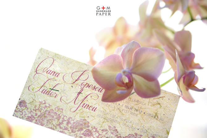 Invites on special paper